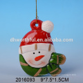 Personalise ceramic christmas tree decorations hanging baubles